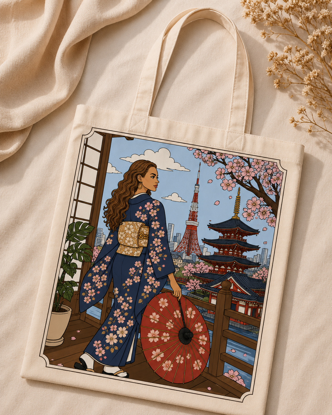 Lia Noir in Tokyo - Tote Bag