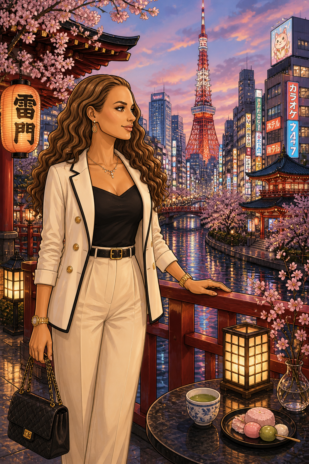 Coloring Book - Lia Noir in Tokyo