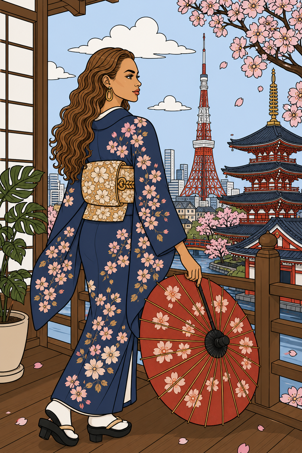 Coloring Book - Lia Noir in Tokyo
