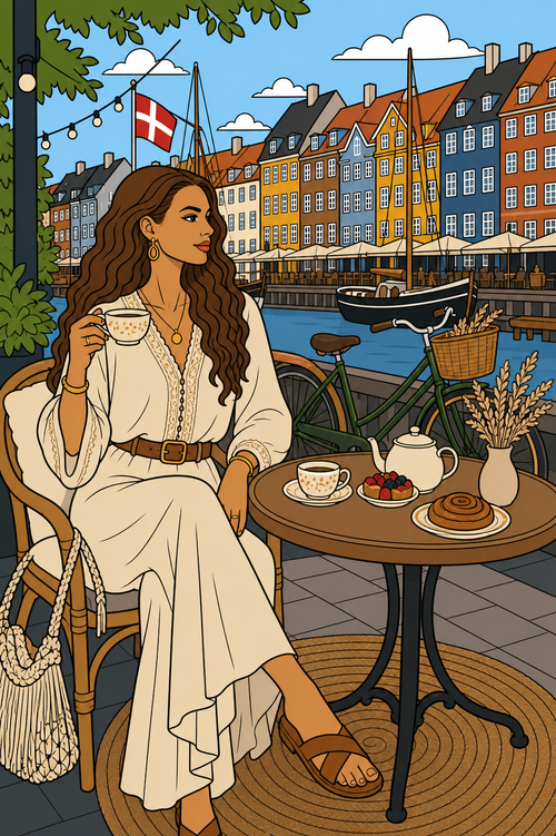 Coloring Book - Lia Noir in Copenhagen