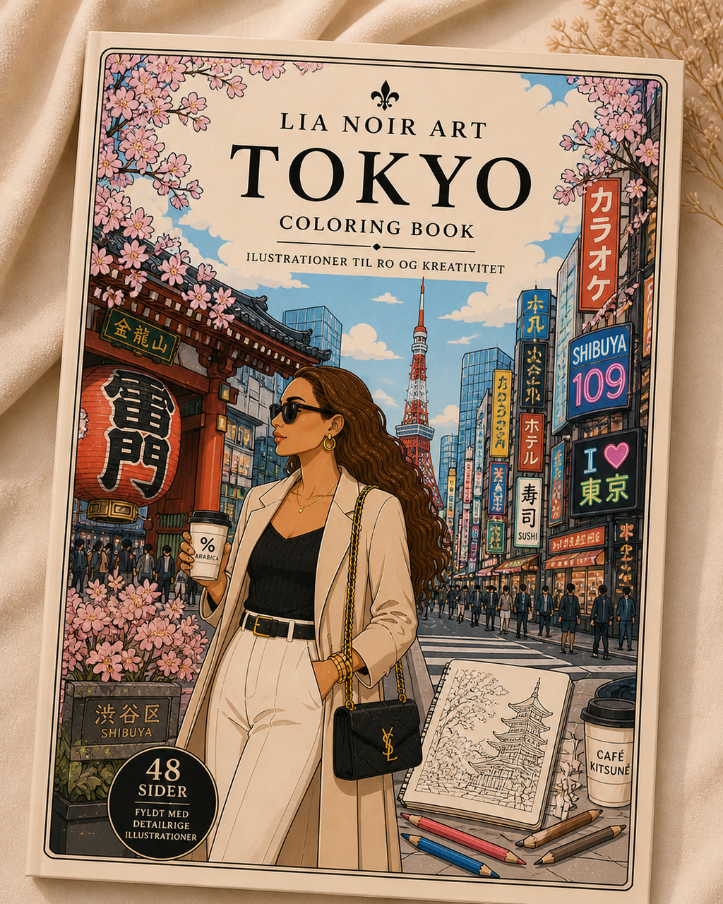 Coloring Book - Lia Noir in Tokyo