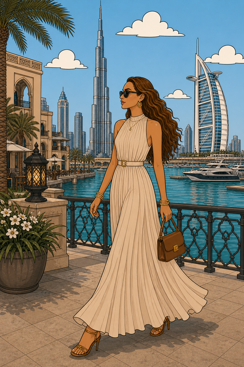 Coloring Book - Lia Noir in Dubai